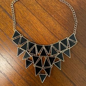 Geometric Triangle Statement Necklace